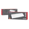 GENESIS NKG-2300 klaviatūra, laidinė, USB, mechaninė, QWERTY, RGB LED, balta