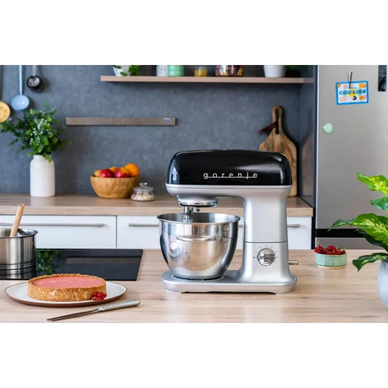 Gorenje MMC1000RLBK virtuvinis kombainas 1000 W 4,5 L juodas, metalinis
