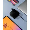 ICY BOX IB-PS101-PD Įkroviklis Nešiojamam Kompiuteriui, Išmaniajam Telefonui, Planšetei, Juodas, Vidiniam Naudojimui