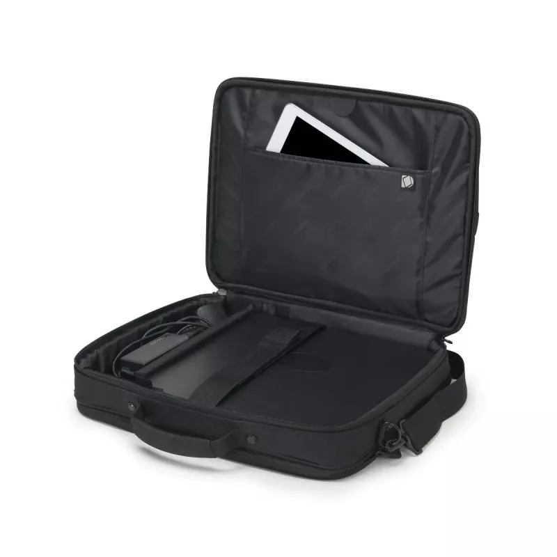 DICOTA Multi Plus Scale nešiojamojo kompiuterio kuprinė 14-15.6 col. – juoda / 600d perdirbtas PET