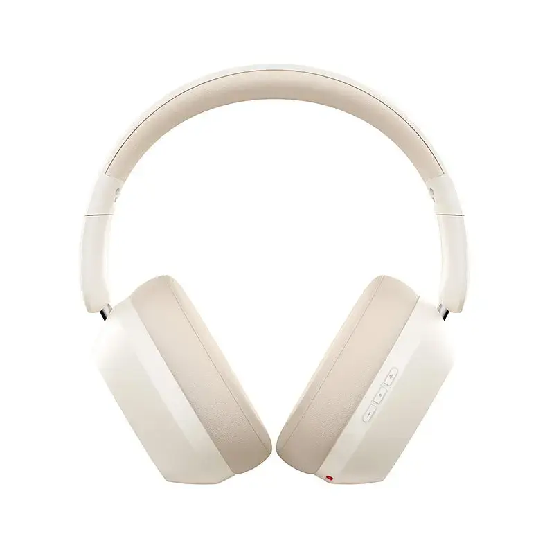 Ausinės Baseus Bass 35 Max – belaidės Bluetooth, ant galvos, uždengiančios ausis, USB Type-C, 20–20000 Hz, 10 m, balta