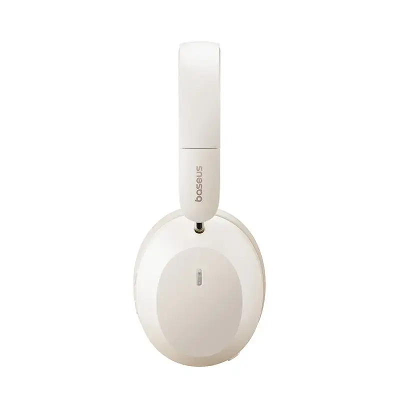 Ausinės Baseus Bass 35 Max – belaidės Bluetooth, ant galvos, uždengiančios ausis, USB Type-C, 20–20000 Hz, 10 m, balta
