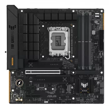 Motininė plokštė ASUS TUF GAMING B760M-PLUS WIFI II — Intel B760, LGA 1700, micro ATX, DDR5, 4 DIMM, Wi‑Fi 6E, 2.5 Gb LAN