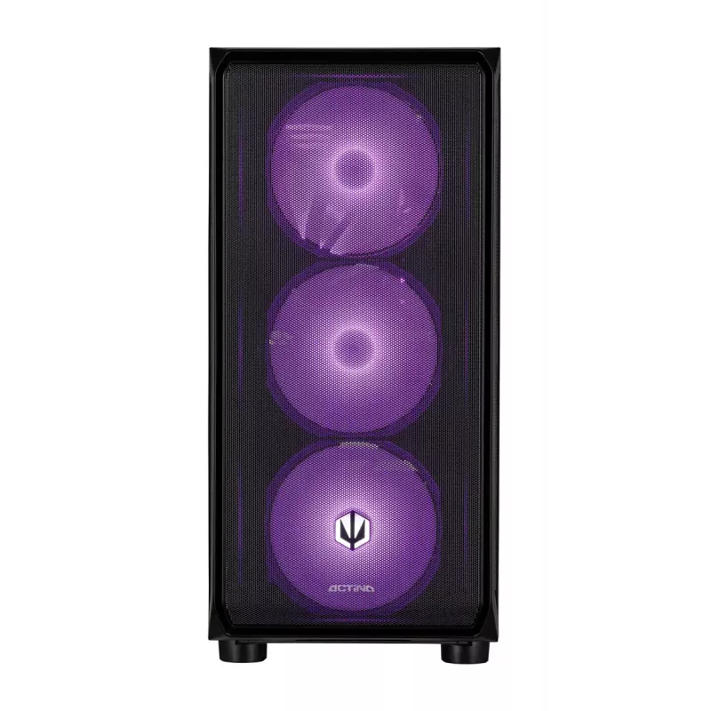 Stalinis kompiuteris ActiveJet MIDI Tower AMD Ryzen 7 9700X, 32GB DDR5 6000MHz, 1TB SSD, Radeon RX 9060 XT 16GB, Windows 11 Pro, 850W, Juodas