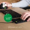 R-Go Tools Skaitmeninis klavišų blokas R-Go Numpad Break, ergonominis skaičių blokas su pertraukų programine įranga, laidinis, juodas