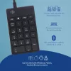 R-Go Tools Skaitmeninis klavišų blokas R-Go Numpad Break, ergonominis skaičių blokas su pertraukų programine įranga, laidinis, juodas