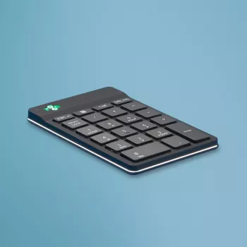 R-Go Tools Numpad Break, ergonominis skaitmeninis blokas su pertraukų programine įranga, Bluetooth, juodas