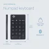 R-Go Tools Numpad Break, ergonominis skaitmeninis blokas su pertraukų programine įranga, Bluetooth, juodas
