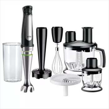 Panardintuvas Braun MQ 7087X 1,2 L 1000 W Juodas, Nerūdijantis plienas