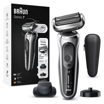 Folijos skustuvas Braun Series 7 71-S4200cs Juodas AutoSense Akumuliatorius