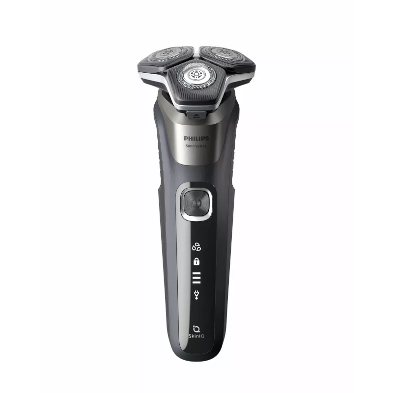 Philips SHAVER Series 5000 S5887/30 vyriškas skustuvas su trimeriu, juodas/pilkas