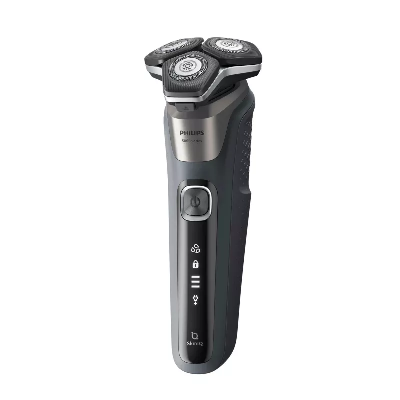 Philips SHAVER Series 5000 S5887/30 vyriškas skustuvas su trimeriu, juodas/pilkas