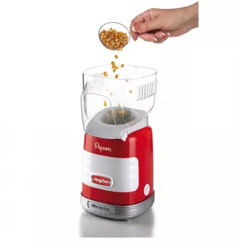 Ariete 2956 Party Time Popcorn gaminimo aparatas, karšto oro, be riebalų, 1000 W, raudonas