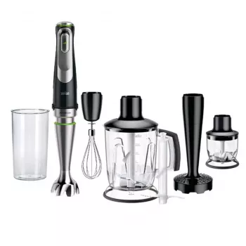 Braun MultiQuick 9 MQ9147X Panardomasis blenderis 0,6 L 1200 W Juodas, Nerūdijantis plienas