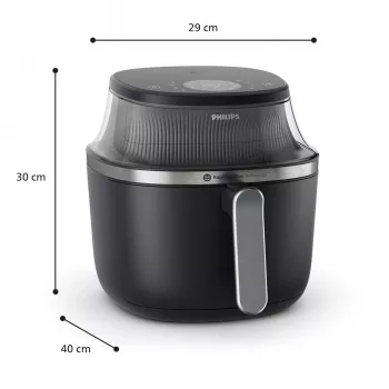 Philips 3000 serijos NA322/00 oro gruzdintuvė 4,2 L 1400 W vario, juoda