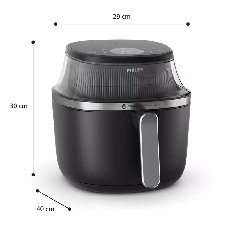 Philips 3000 serijos NA322/00 oro gruzdintuvė 4,2 L 1400 W vario, juoda