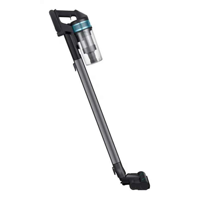 Samsung VS20B75AGR1/GE belaidis 2-in-1 dulkių siurblys lazda / elektrinis šluotražis, 550 W, 0.8 L, juoda/chromas/mėtų spalva