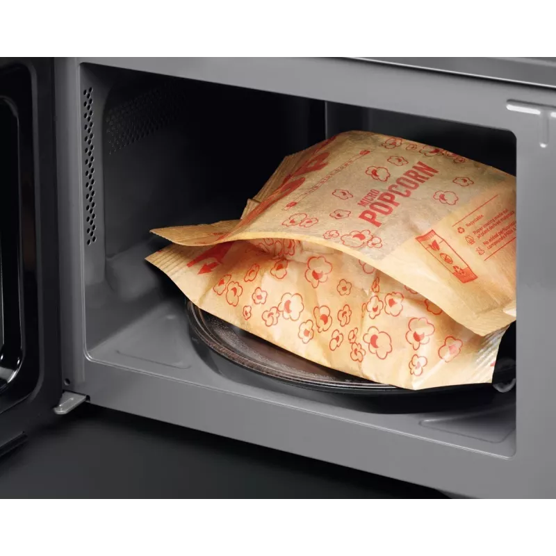 Kaitlentės mikrobangų krosnelė su griliu Electrolux EMZ421MMTI — 800 W, 20 L, titano spalvos, 270 mm padėklas