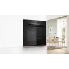 Įmontuojama elektrinė orkaitė Bosch Serie 4 HRG312BB4, 71 L, 3600 W, juoda, liečiamasis valdymas, A+
