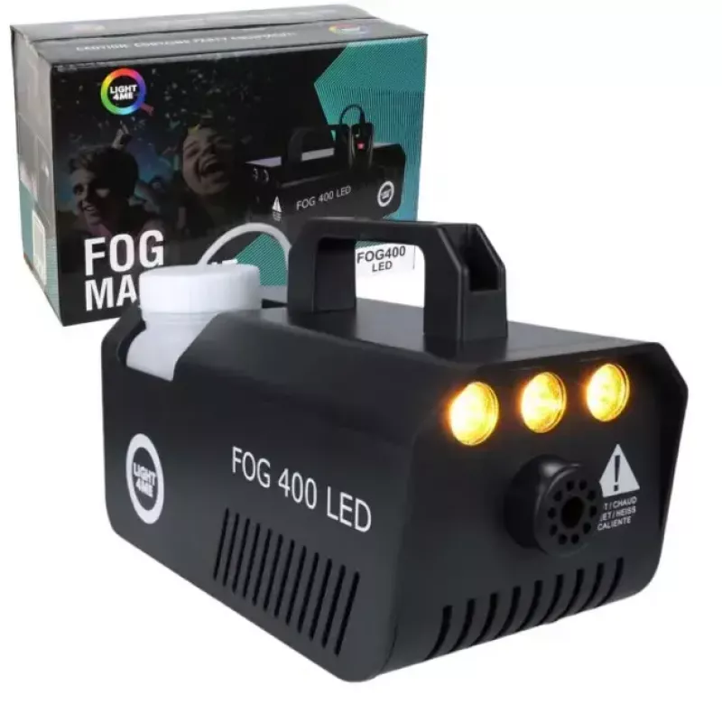Dūmų mašina Light4Me GIG SET 1 400W LED – dūmų ir rūko generatorius su LED apšvietimu, IP20, rinkinys