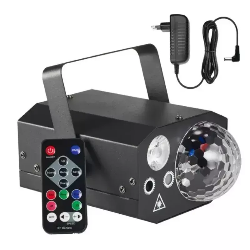 Dūmų mašina Light4Me GIG SET 1 400W LED – dūmų ir rūko generatorius su LED apšvietimu, IP20, rinkinys