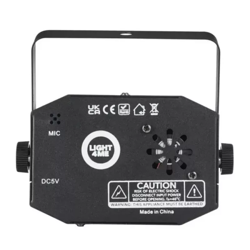 Dūmų mašina Light4Me GIG SET 1 400W LED – dūmų ir rūko generatorius su LED apšvietimu, IP20, rinkinys