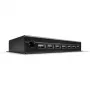 Lindy 7 portų USB 2.0 metalinis USB skirstytuvas, USB 2.0 Type-B, 480 Mbit/s, juodas, metalas, 1,8 m