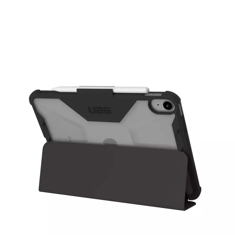 Folio dėklas Urban Armor Gear Plyo 27,7 cm 10,9 colio juodas permatomas