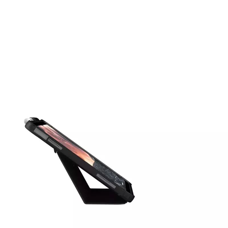 Folio dėklas Urban Armor Gear Plyo 27,7 cm 10,9 colio juodas permatomas
