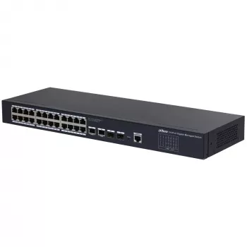 Dahua Technology SG4028 valdomas L2 Gigabit Ethernet (10/100/1000) jungiklis, juodas