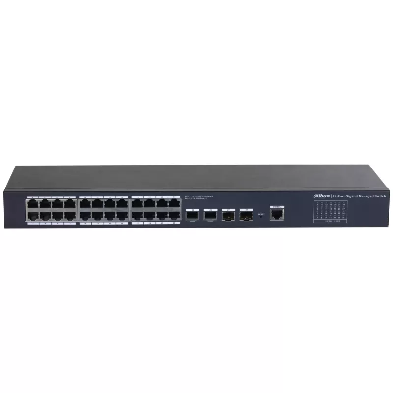 Dahua Technology SG4028 valdomas L2 Gigabit Ethernet (10/100/1000) jungiklis, juodas