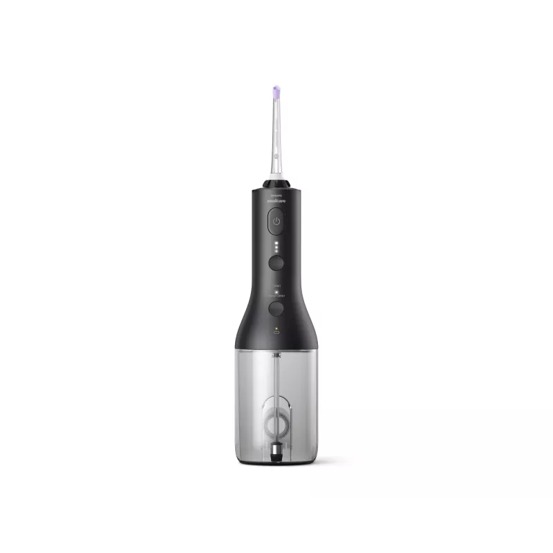 Philips Sonicare 3000 serijos belaidis vandens dantų siūlas HX3826/33 – juodas