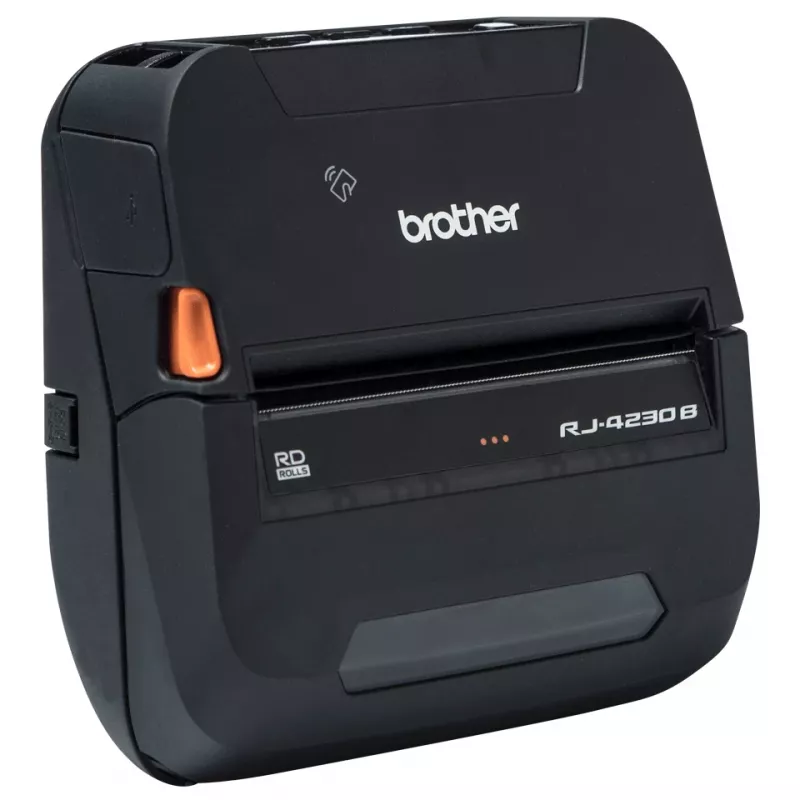 Brother RJ-4230B nešiojamas kvitų spausdintuvas, 203 x 203 DPI, belaidis ir laidinis, tiesioginio terminio spausdinimo, mobilus