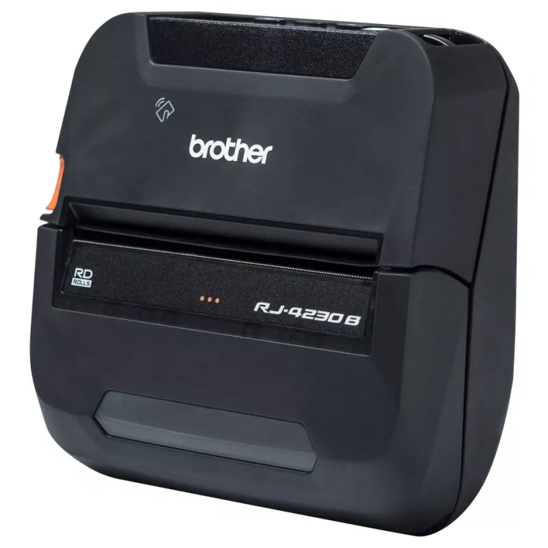 Brother RJ-4230B nešiojamas kvitų spausdintuvas, 203 x 203 DPI, belaidis ir laidinis, tiesioginio terminio spausdinimo, mobilus