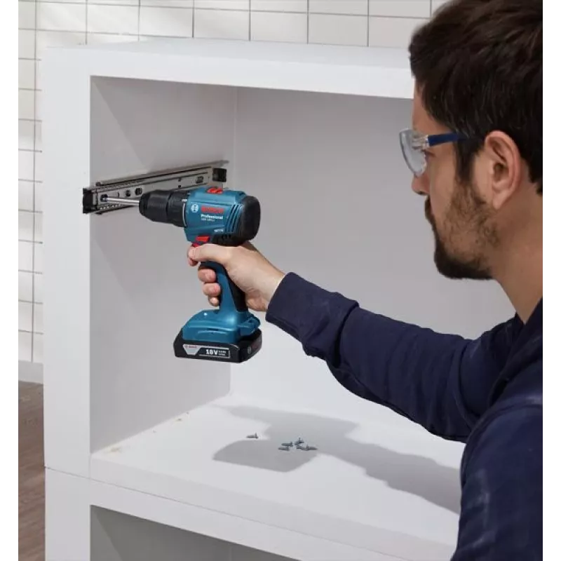 Bosch GSR 185-LI Professional gręžtuvas, 1900 RPM, 1.3 kg, mėlynas