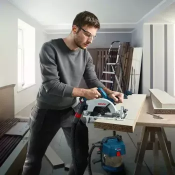 Bosch GKS 185-LI 16,5 cm belaidis pjūklas, juoda, mėlyna, pilka, 5000 aps./min.
