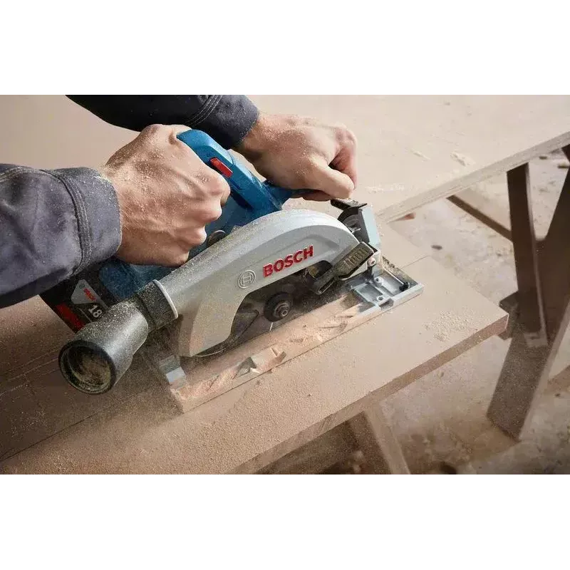 Bosch GKS 185-LI 16,5 cm belaidis pjūklas, juoda, mėlyna, pilka, 5000 aps./min.