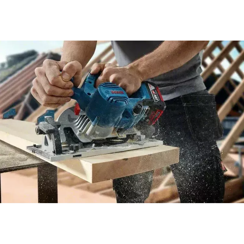 Bosch GKS 185-LI 16,5 cm belaidis pjūklas, juoda, mėlyna, pilka, 5000 aps./min.