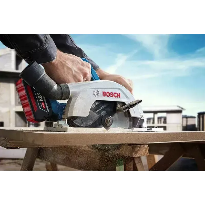 Bosch GKS 185-LI 16,5 cm belaidis pjūklas, juoda, mėlyna, pilka, 5000 aps./min.
