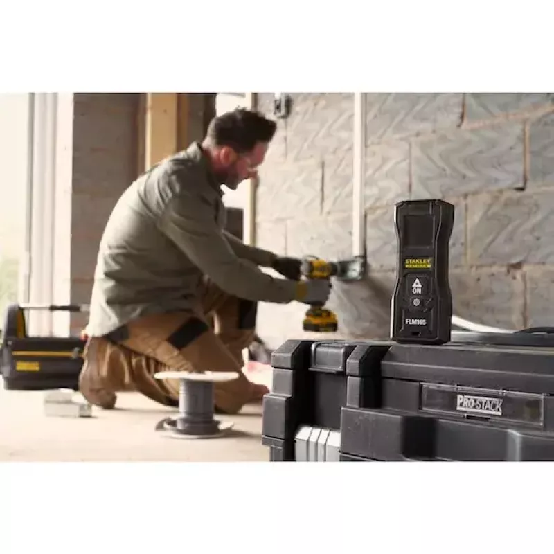 Lazerinis atstumo matuoklis Stanley FATMAX FMHT77165-0 juodas 50 m