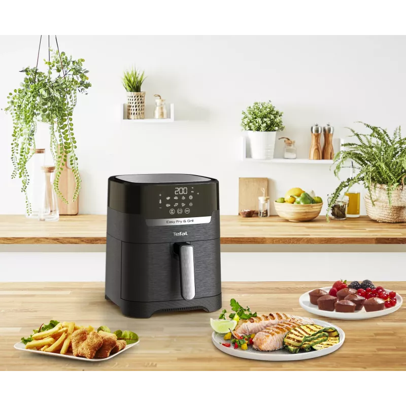 Tefal Easy Fry & Grill EY5058 Karšto oro gruzdintuvė 4,2 L 1550 W Juoda