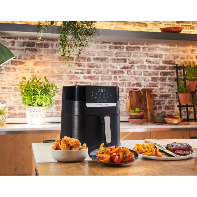 Tefal Easy Fry & Grill EY5058 Karšto oro gruzdintuvė 4,2 L 1550 W Juoda