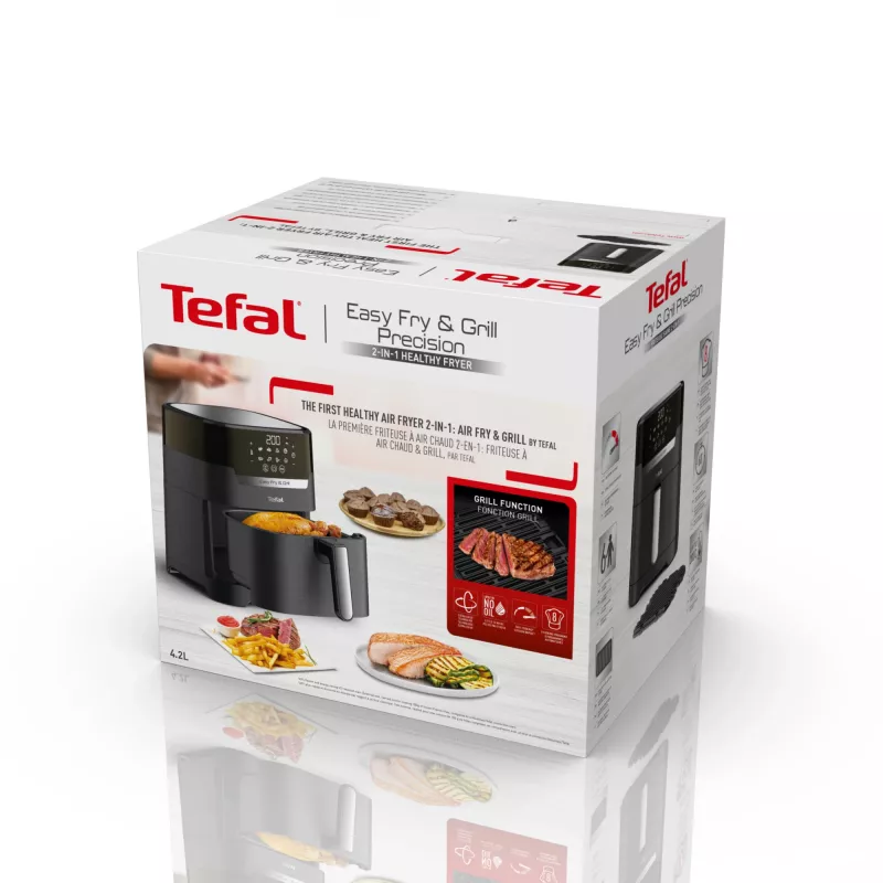 Tefal Easy Fry & Grill EY5058 Karšto oro gruzdintuvė 4,2 L 1550 W Juoda