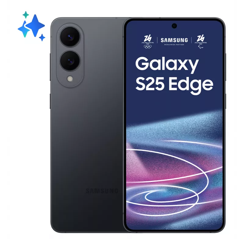 Samsung Galaxy S25 Edge 17 cm (6,7 colio) Dual SIM Android 15 5G USB Type-C 12 GB 256 GB 3900 mAh Juoda