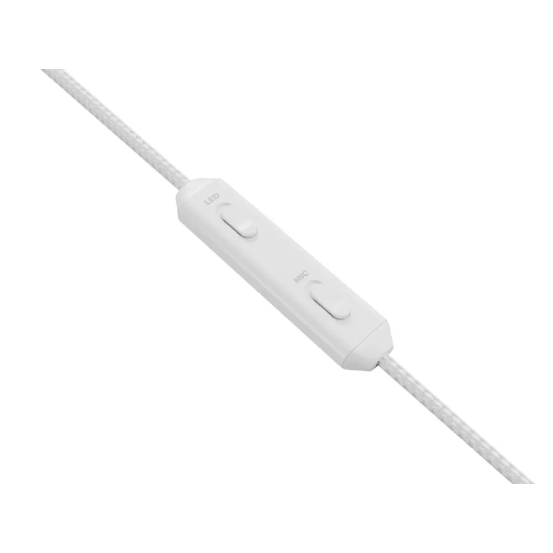 Ausinės GENESIS NSG-2308 Neon 613 G2, laidinės, žaidimams, USB Type-A, baltos