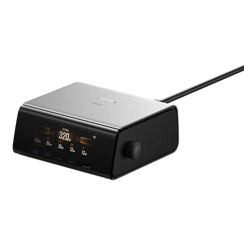 EcoFlow EF-STATION320W-EU stalinis įkroviklis 320W nešiojamiesiems įrenginiams