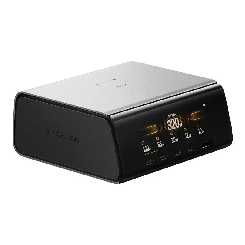 EcoFlow EF-STATION320W-EU stalinis įkroviklis 320W nešiojamiesiems įrenginiams