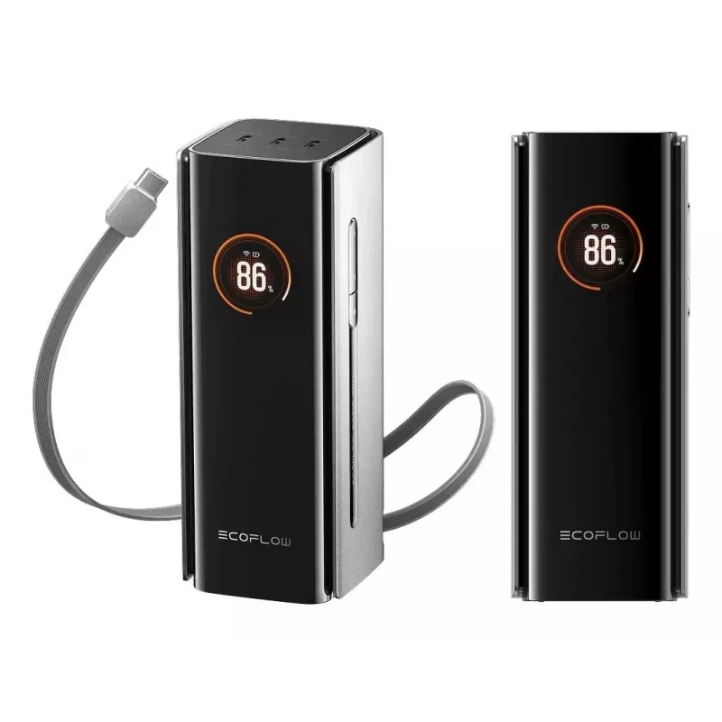 Nešiojamas power bank EcoFlow RAPID Pro 20000 mAh Ličio 230W, 3× USB-C, Juodas