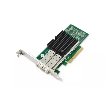 DIGITUS DN-10162 dviejų prievadų 10G SFP+ PCIe tinklo plokštė Intel lustu