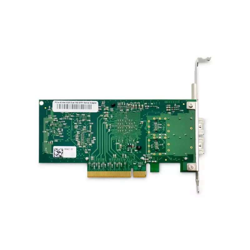 DIGITUS DN-10162 dviejų prievadų 10G SFP+ PCIe tinklo plokštė Intel lustu